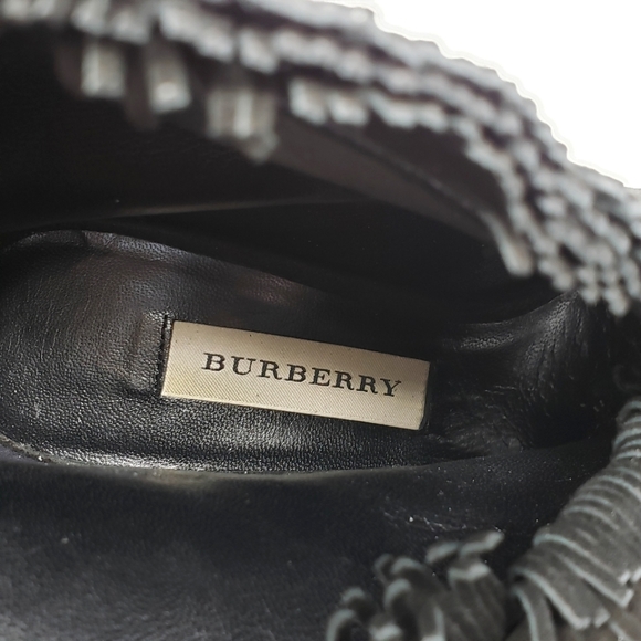 BURBERRY Black Nadison Suede Bootie Size 9/Fits 8.5 - Picture 10 of 12